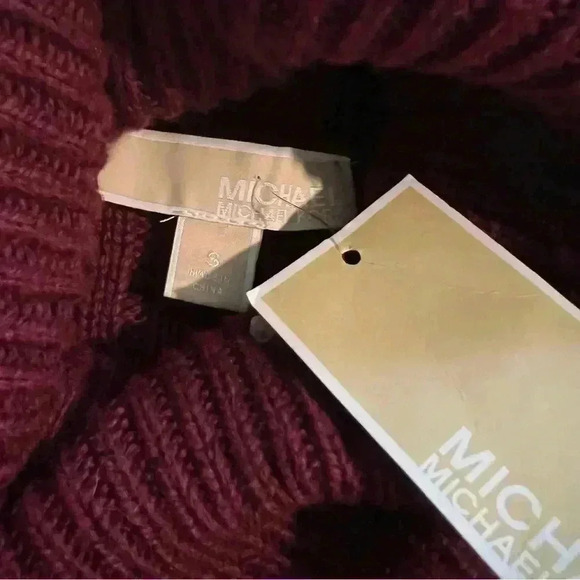 Michael Kors Women’s Wool Blend Ribbed Turtle Neck Sweater Size Small New - Picture 9 of 11